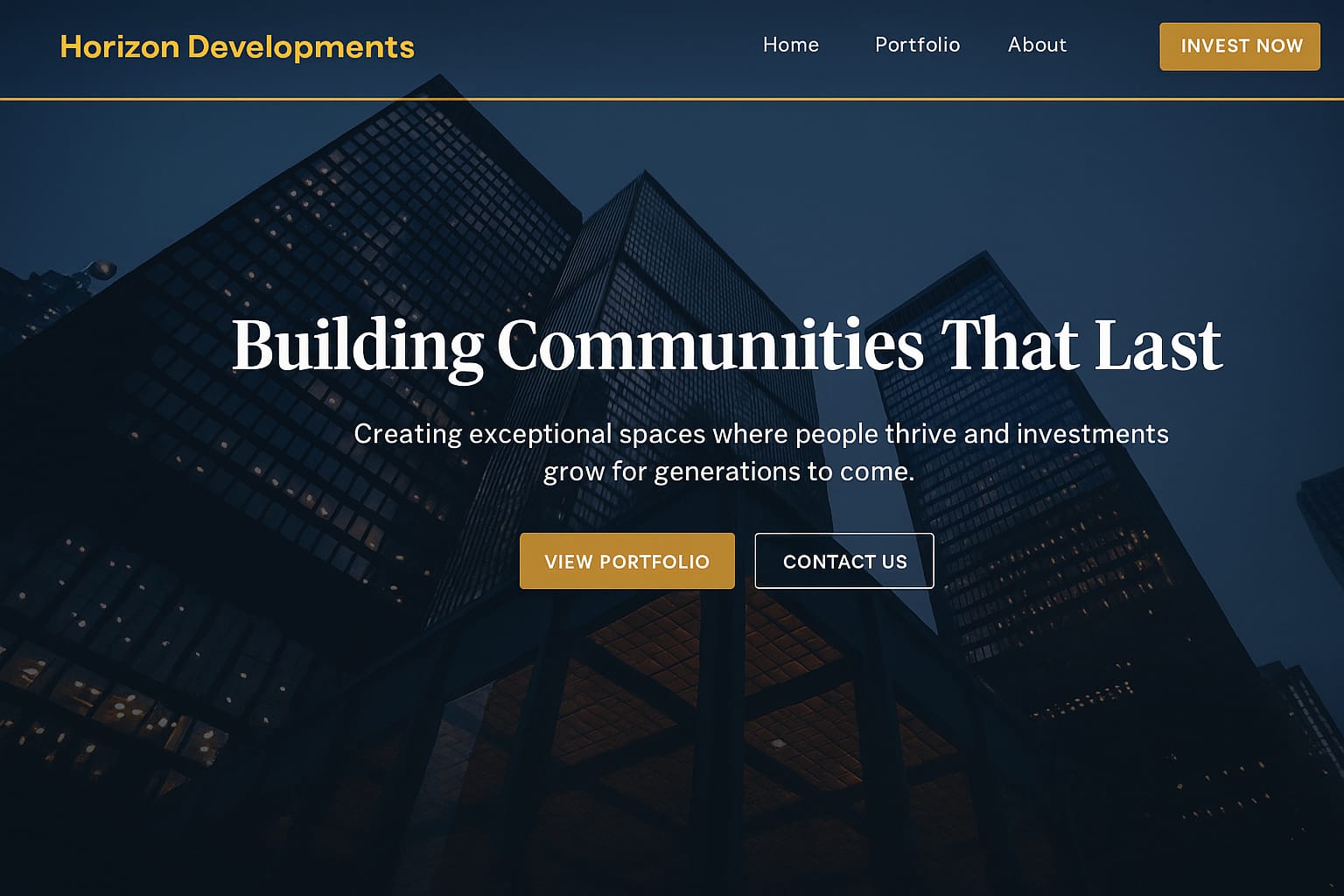 Horizon Developments Preview