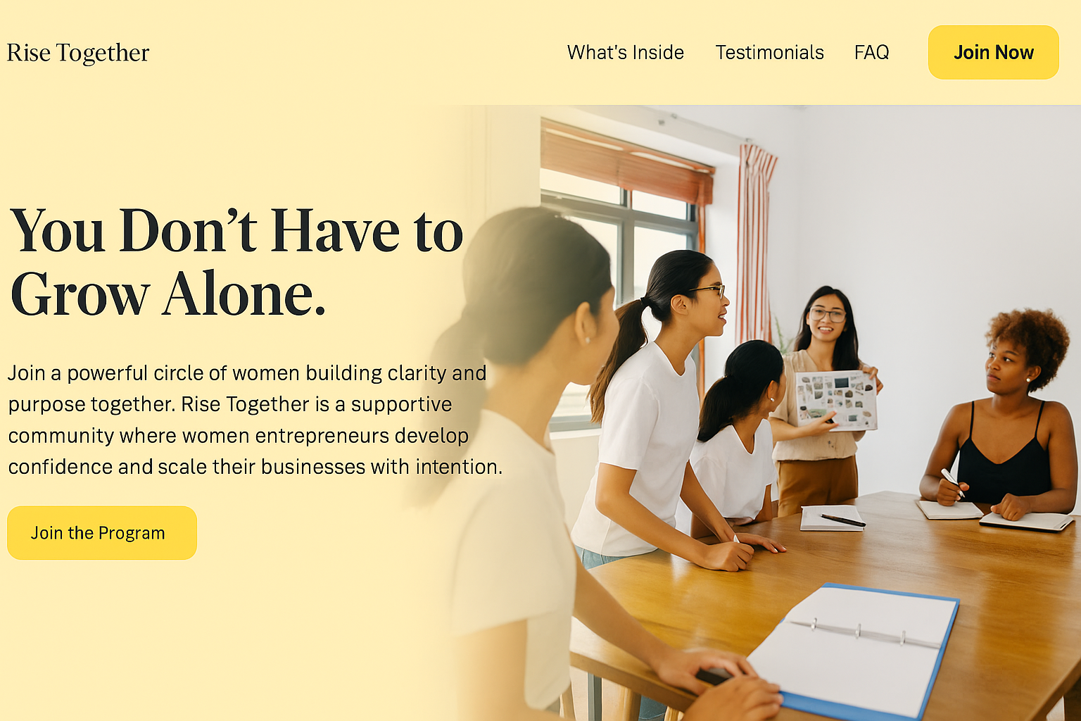Rise Together Framework